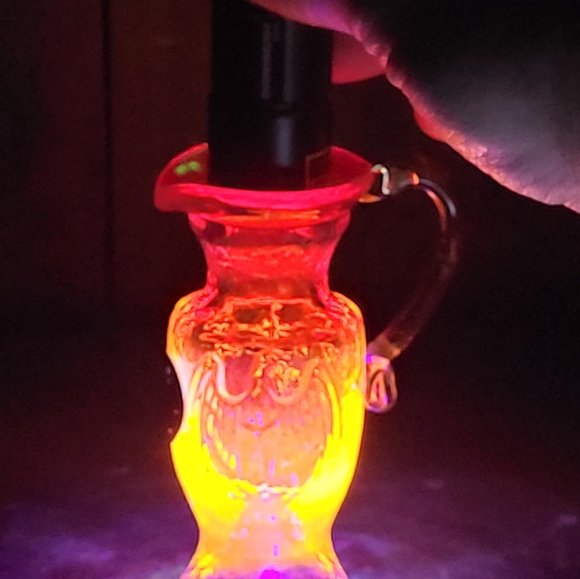 Kanawha Amberina glass mini pitcher - Picture 13 of 16